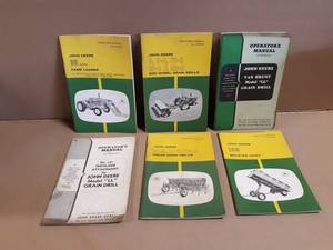 (6) John Deere Operator Manuals