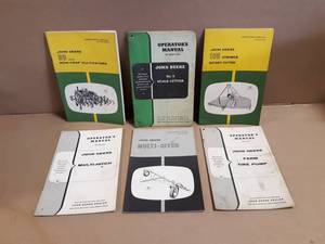 (6) John Deere Operator Manuals