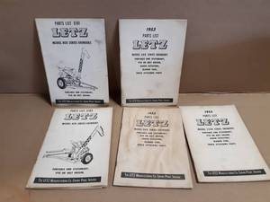 (5) LETZ Model 40X & 80X Grinder Manuals