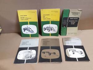 (6) John Deere Operator Manuals