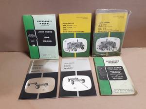 (6) John Deere Operator Manuals