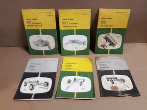 (6) John Deere Operator Manuals