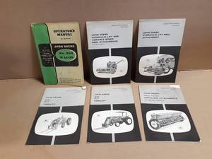 (6) John Deere Operator Manuals