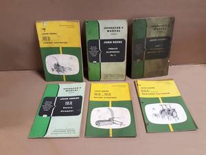 (6) John Deere Operator Manuals