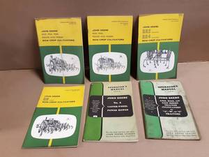 (6) John Deere Operator Manuals