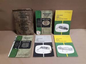 (6) John Deere Operator Manuals