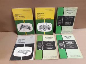 (6) John Deere Operator Manuals