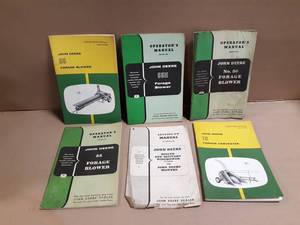 (6) John Deere Operator Manuals