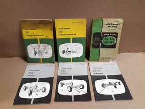 (6) John Deere Operator Manuals