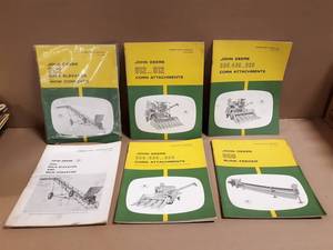 (6) John Deere Operator Manuals