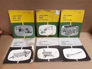 (6) John Deere Operator Manuals