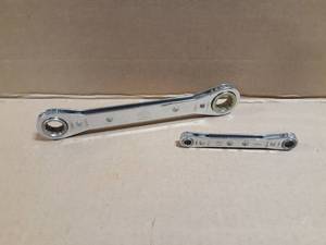 NOS MAC Ratcheting Wrenches 15, 17mm & 14, 516