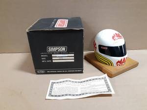 MAC Tools Simpson Ernie Irvan Helmet on Display Board - #882 of 5000