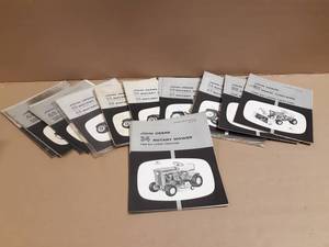 (16) Various John Deere Lawn Tractor Attachment Operators Manuals - Some Duplicates