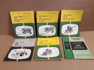 (6) John Deere Operator Manuals
