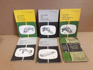 (6) John Deere Operator Manuals