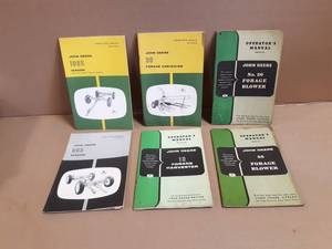 (6) John Deere Operator Manuals