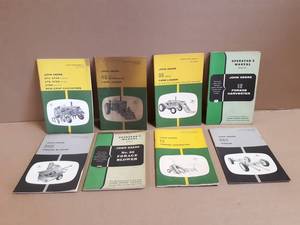 (8) John Deere Operator Manuals