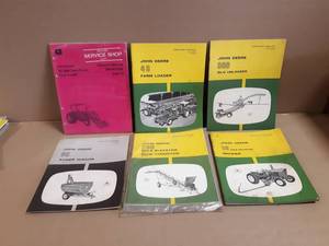 (6) John Deere Operator Manuals