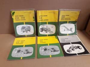 (6) John Deere Operator Manuals