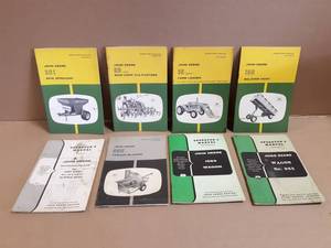 (8) John Deere Operator Manuals