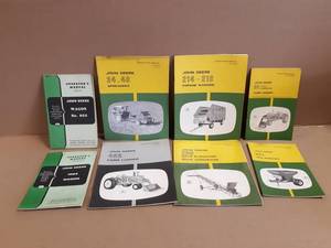 (8) John Deere Operator Manuals