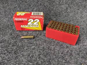 (50) Federal 22 WMR Jacketed Hollow Point Ammunition