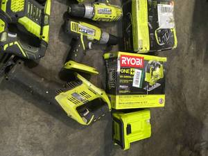 Lot of assorted Ryobi Tools various models and conditions customer returns see pictures