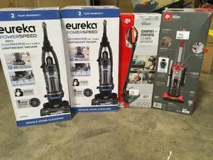 Lot of assorted Vacuums customer returns various brands and models  conditions see pictures
