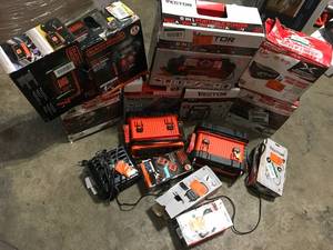 Lot of assorted power stations inverterschargers various brands and conditions customer returns  see pictures