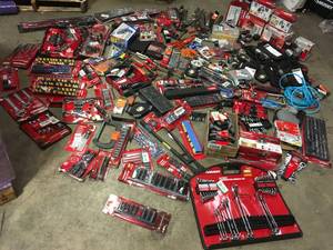 Lot of assorted tools, hardware and more customer returns various conditions customer returns see pictures