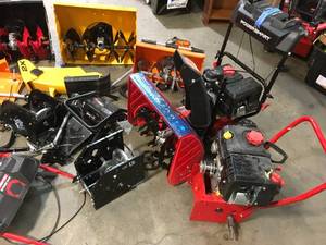 Pallet with assorted Snowblower parts see pictures