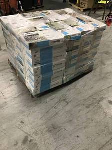 Pallet of assorted Branded Faucets various models and conditions for parts customer returns see pictures