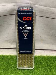 lot 13 image: 100 Rounds .22 CB Short Subsonic Ammo Ammunition