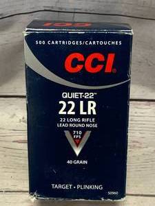 lot 35 image: 500 Rounds .22 Subsonic Ammo Ammunition