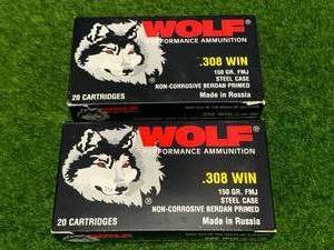 lot 56 image: 40 Rounds .308 Ammo Ammunition