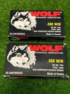 lot 66 image: 40 Rounds .308 Ammo Ammunition