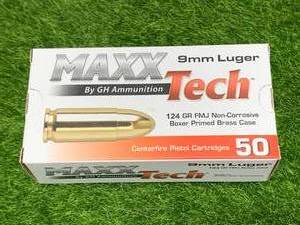 lot 105 image: 50 Rounds 9mm Ammo Ammunition