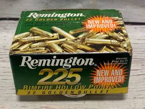 lot 118 image: 225 Rounds .22 Copper Hollow Point Ammo Ammunition