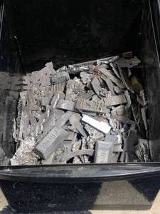 lot 122 image: Approx 50 Pounds of Lead & Letter Type Lead