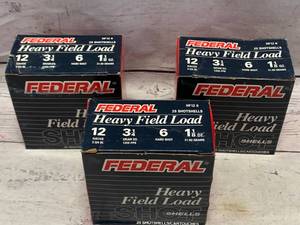 lot 130 image: 75 Rounds 12 Gauge Shotgun Shells