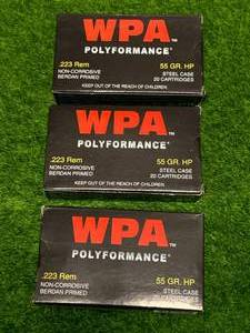 lot 132 image: 60 Rounds .223 Ammo Ammunition