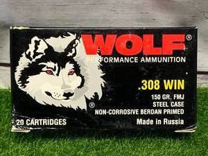 lot 148 image: 20 Rounds .308 Ammo Ammunition