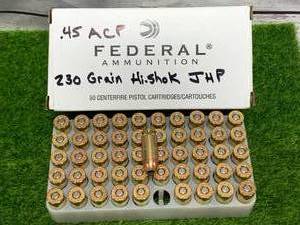 lot 165 image: 50 Rounds .45 acp Ammo Ammunition