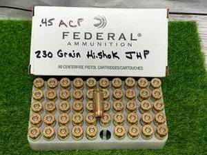 lot 167 image: 50 Rounds .45 acp Ammo Ammunition