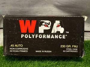 lot 182 image: 50 Rounds .45 Auto Ammo Ammunition