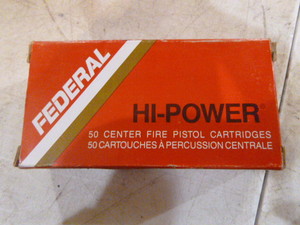 Federal Hi-Power Centerfire Pistol Cartridges