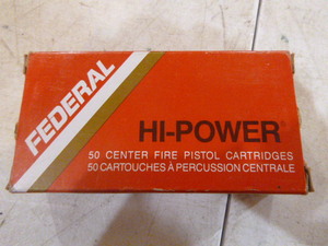 Federal Hi-Power Centerfire Pistol Cartridges