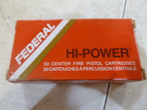Federal Hi-Power Centerfire Pistol Cartridges