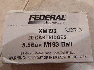 Federal XM193 Cartridges